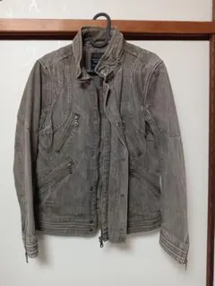 NICOLE CLUB FOR MEN モスグリーン デニムジャケット