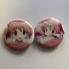 魔法少女まどか☆マギカ 鹿目まどか 缶バッジ Art-pic 2個セット