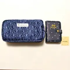 ポーチ（コンバース）　カードホルダー　ネイビー　2点セット