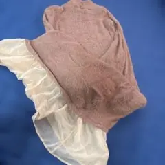 Francfranc シャギーニット 長袖 ピンク