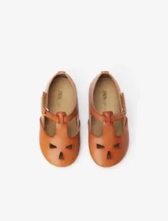 zara baby ザラベビー サンダル バックル付きバレリーナシューズ 22