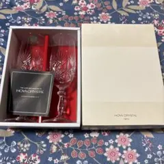 ※値下げ中※HOYA CRYSTAL ワイングラス 2個セット