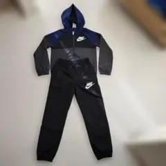 ナイキ　NIKE ウィンドブレーカー 140上下セット 黒/青/グレー