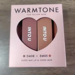 INTOU スーパーマット リップ & チークマッド セット WARMTONEのサムネイル