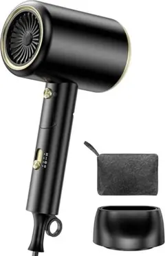 ドライヤー 1400W 大風量速乾 高濃度マイナスイオン 高效動力 折り畳み式