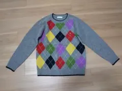 アーガイルニット