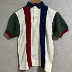 【90sデザイン】TOMMY HILFIGERクレイジーパターンポロシャツ未使用