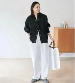 美品ジャーナルスタンダード　 ウォッシャブルバナナスリーブカーディガンのサムネイル