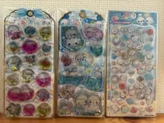あわわちゃん 3枚セット ウォーターインシール プチドロ カミオジャパン