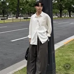 clutch nugu (ORIGINAL) ライトストライプシャツ