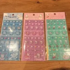 サンリオ キティ タイルシール 3枚セット