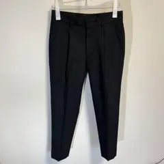 BEAUTY&YOUTH ダブルクロス 1P ワイドテーパード アンクルパンツ