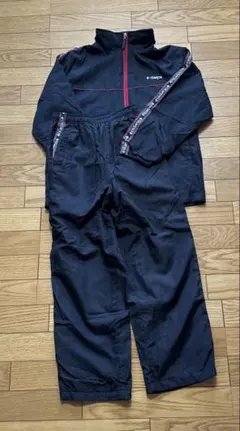 keapa ウィンドブレーカー上下セット ブラック150 裏起毛