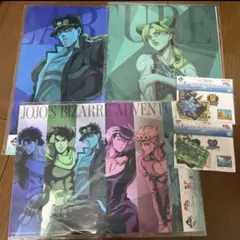 ジョジョの奇妙な冒険 一番くじ K賞 クリアポスター ステッカーセット