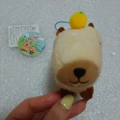 非売品　新品　カピバラさん 温泉だいすき ぬいぐるみ キーホルダー　チャーム