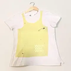 LIMI feu リミフゥ ヨウジヤマモト プリント半袖Tシャツ S 日本製のサムネイル