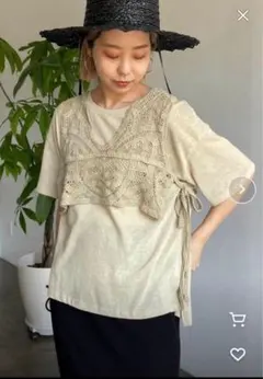 CAPRICIEUX LE'MAGE クロシェレースTシャツSETのサムネイル