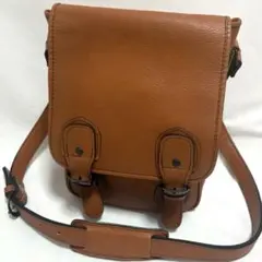 ポーター バロン ショルダー ハンドバッグ レザー 日本製 キャメル 定5.7万