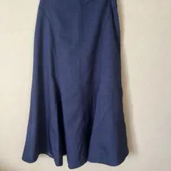 デニム 風マーメイドフレアスカート