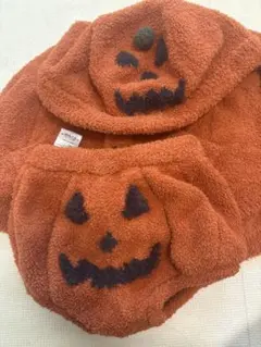 GELATO PIQUE ハロウィン　カボチャセット　70〜80cm