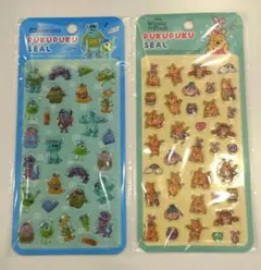 PUKUPUKU SEAL ぷくぷくシール モンスターズインク プーさん