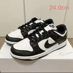 NIKE DUNK LOW パンダ 黒白 24cm
