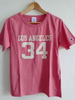 Champion Tシャツ ピンク M