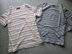 BEAMS ストライプ Tシャツ 2枚セット M/S