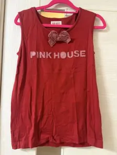 PINK HOUSE ピンクハウス タンクトップ レッド Lサイズのサムネイル