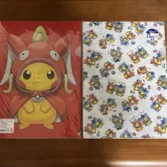 新品未開封】マリオピカチュウ ルイージピカチュウクリアファイル 3枚