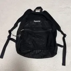 Supreme メッシュ バックパック ブラック　キーリングセット Supreme メッシュ バックパック ブラック キーリングセット - メルカリ
