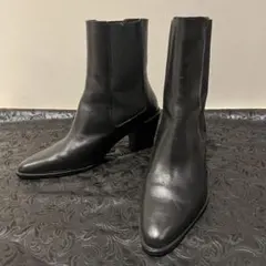 ZARAリアルレザー ヒールブーツ 42