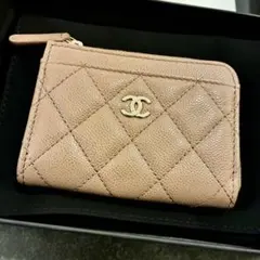 CHANEL フラグメントケース ダークベージュ　シャネル　財布　国内正規品のサムネイル