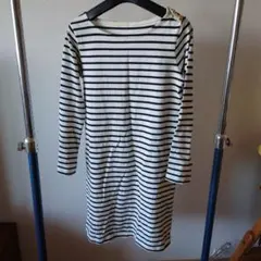 earthmusic&ecology ボーダーワンピース