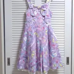 Angelic Pretty　コミックパーカ(ALICE)　不思議の国のアリス Angelic Pretty コミックジャンパースカート 不思議の国のアリス