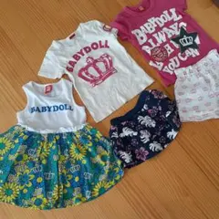 お買い得♥️BABY DOLLセット。おまけの水着あり。今週末お値下げ！！