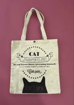 猫デザイン トートバッグ キャンバス