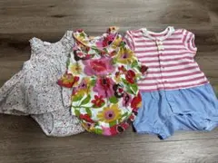 H&M ベビー ロンパース 3点セット 70サイズ 4-6Mのサムネイル