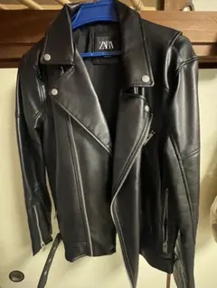 ZARA ダブルライダースジャケット レザージャケット