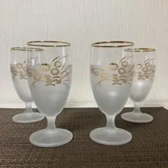 カメイグラス 레트로 足付きグラス ビールグラス