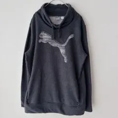 美品 PUMA プーマ スウェット トレーナー ダークグレー メンズ キッズ Lのサムネイル
