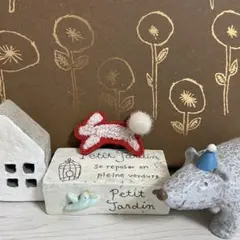 ミナペルホネンハンドメイドブローチ＊希少赤いポンポンうさぎさんの