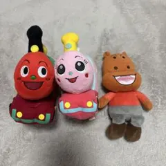 【プリちぃビーンズ】カバお・SLマン・ポッポちゃん　ぬいぐるみ　まとめ売り