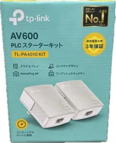 TP-Link AV600 PLCスターターキット TL-PA4010 KIT