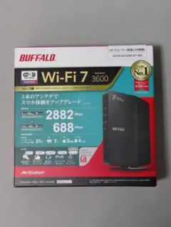 BUFFALO Wi-Fi 7 無線LANルーター WSR3600BE4P-BKのサムネイル