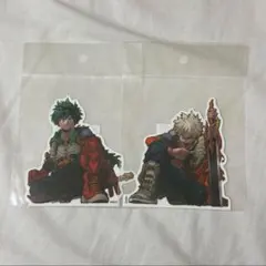 僕のヒーローアカデミア ヒロアカ 緑谷 爆豪 ダイカットステッカー ジャンショ