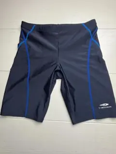 TIGORA スイムショーツ メンズ M ブラック×ブルー 競泳 フィットネス