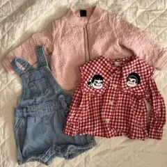 ベビー服 80女の子　babyGAP アプレレクール　オバイビ　ペコちゃん