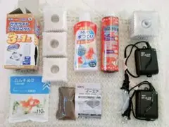 ★金魚飼育用品セット★フィルター エアポンプ 水質調整剤★のサムネイル