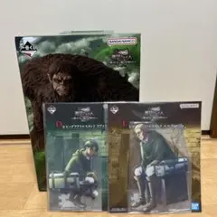 進撃の巨人　一番くじ　獣の巨人　A賞D賞E賞セット